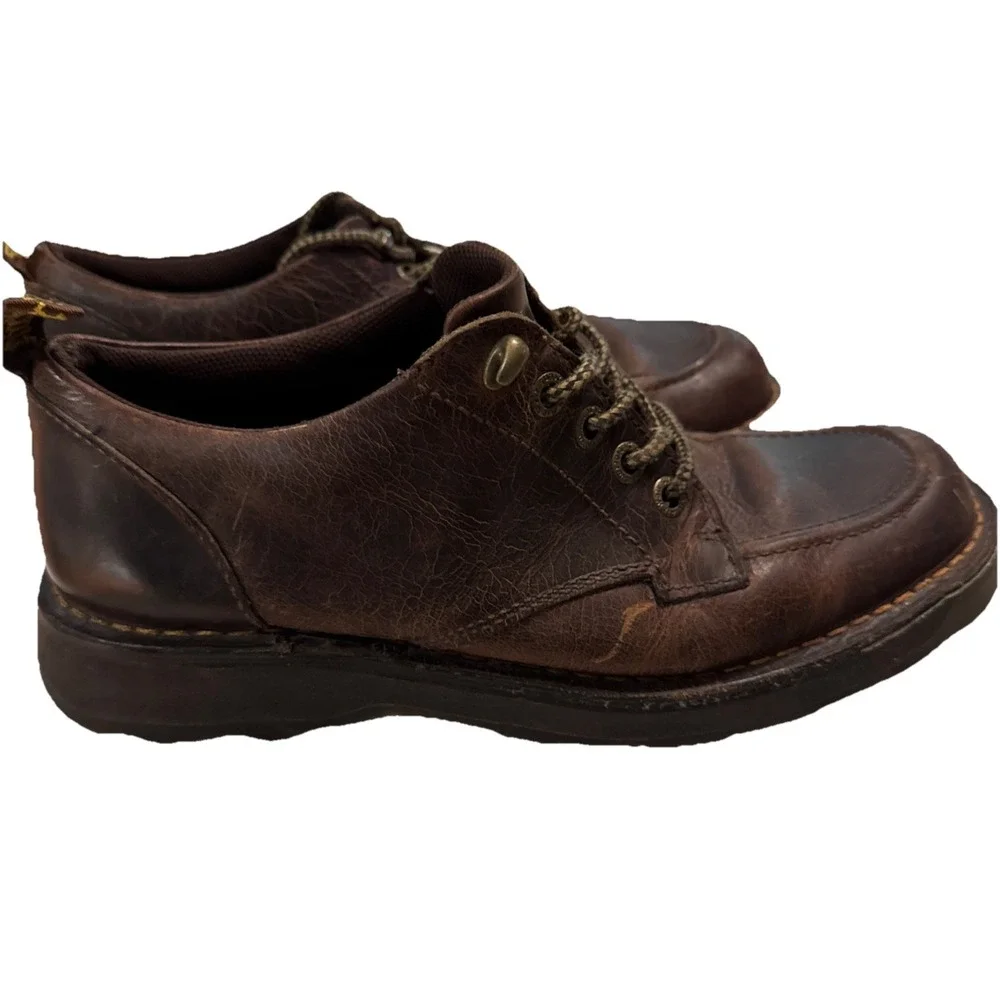 Dr Martens Brown Leather Oxford Shoes Palmer Men's 10‎ Airwear EUC